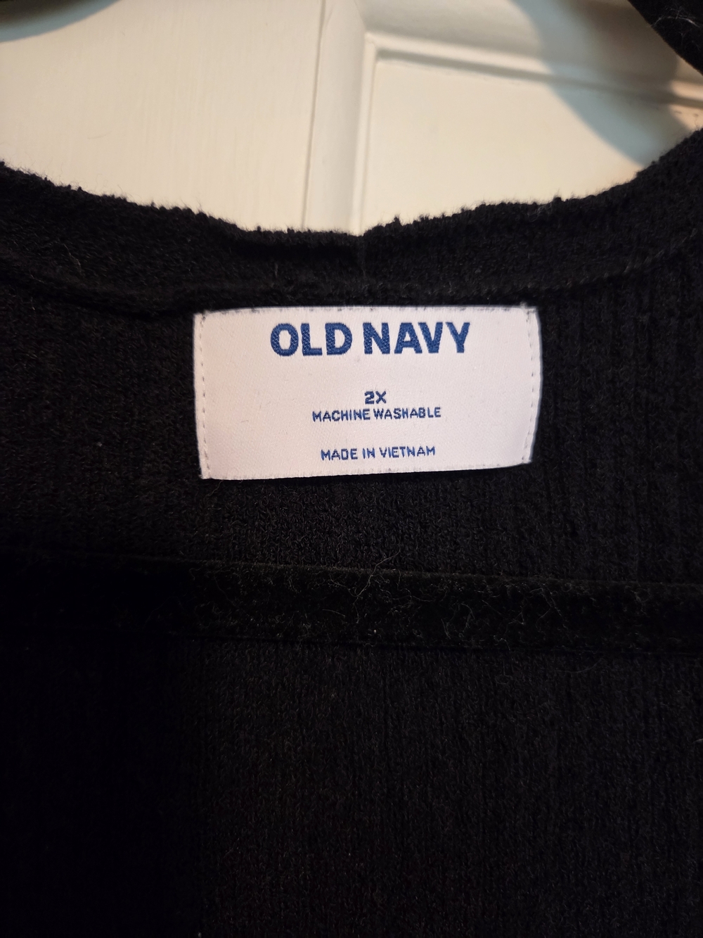 Old Navy Soft Black Ribbed Cardigan Sweater Size 2X - Picture 6 of 8